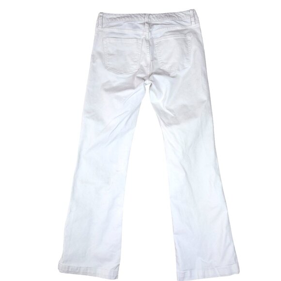 Gap 1969 White Bootcut Flare Jeans 30 Long Y2K Casual - Picture 2 of 10
